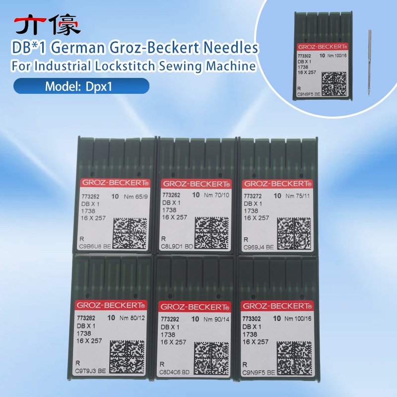 Embroidery Needles - 100 Stück DBX1 DB*1 deutsche Groz-Beckert-Nadeln