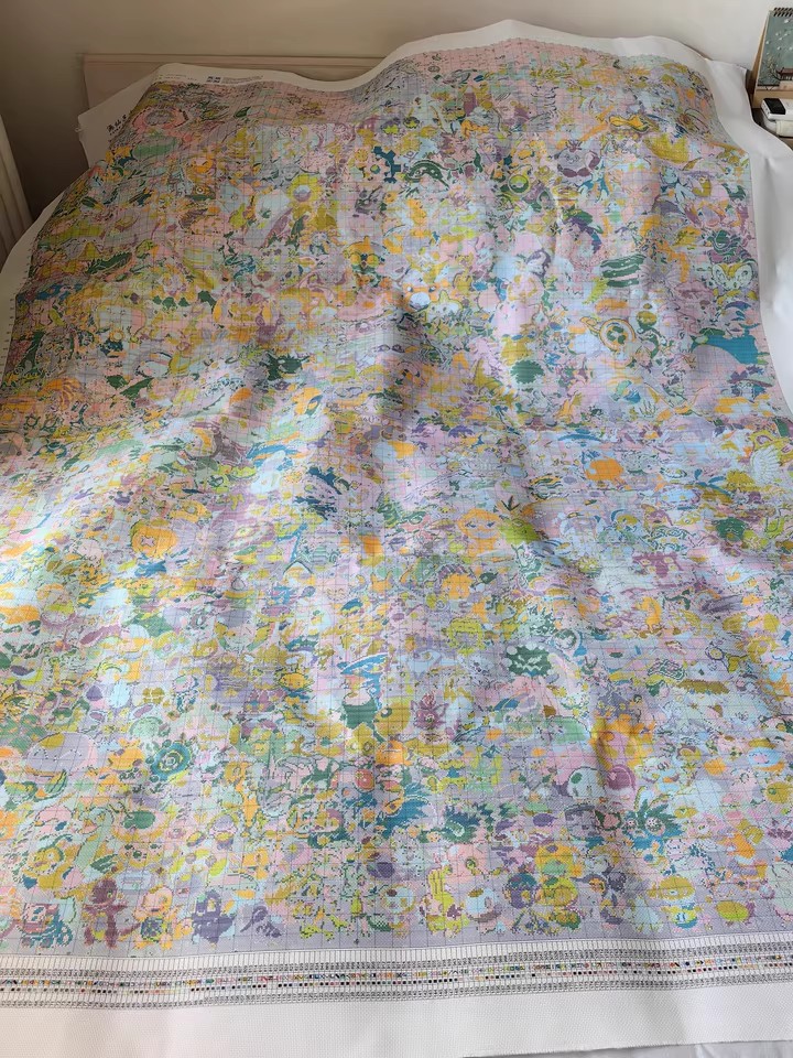 Embroidery Job - ZZ7074 ZZ7068 14CT 16CT Gedruckt Auf