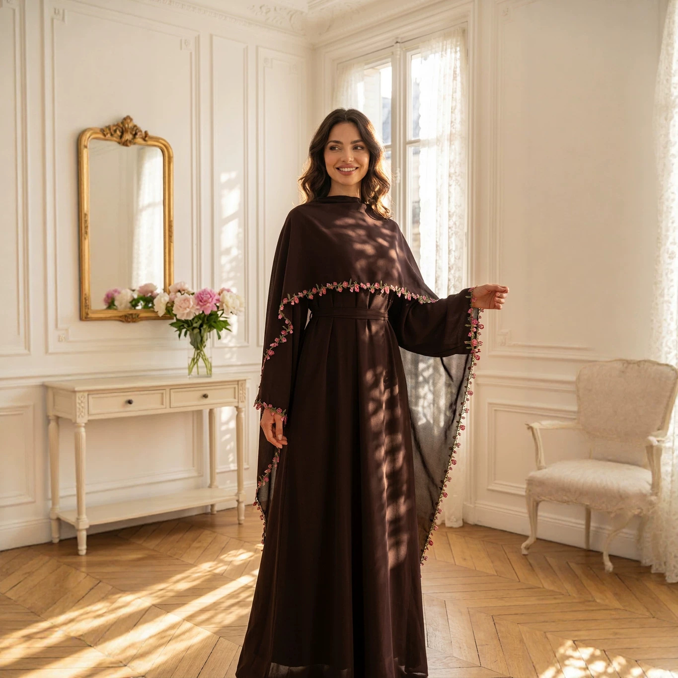 Elegante Bestickte Abayas Hija – Embroidery Kebaya Bewertung und Preis