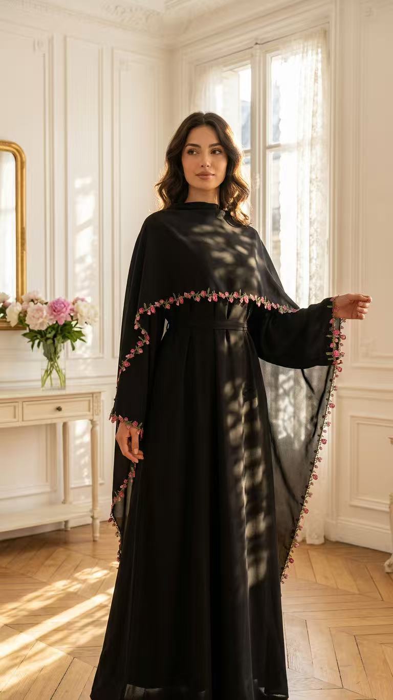 Elegante Bestickte Abayas Hija – Embroidery Kebaya Bewertung und Preis