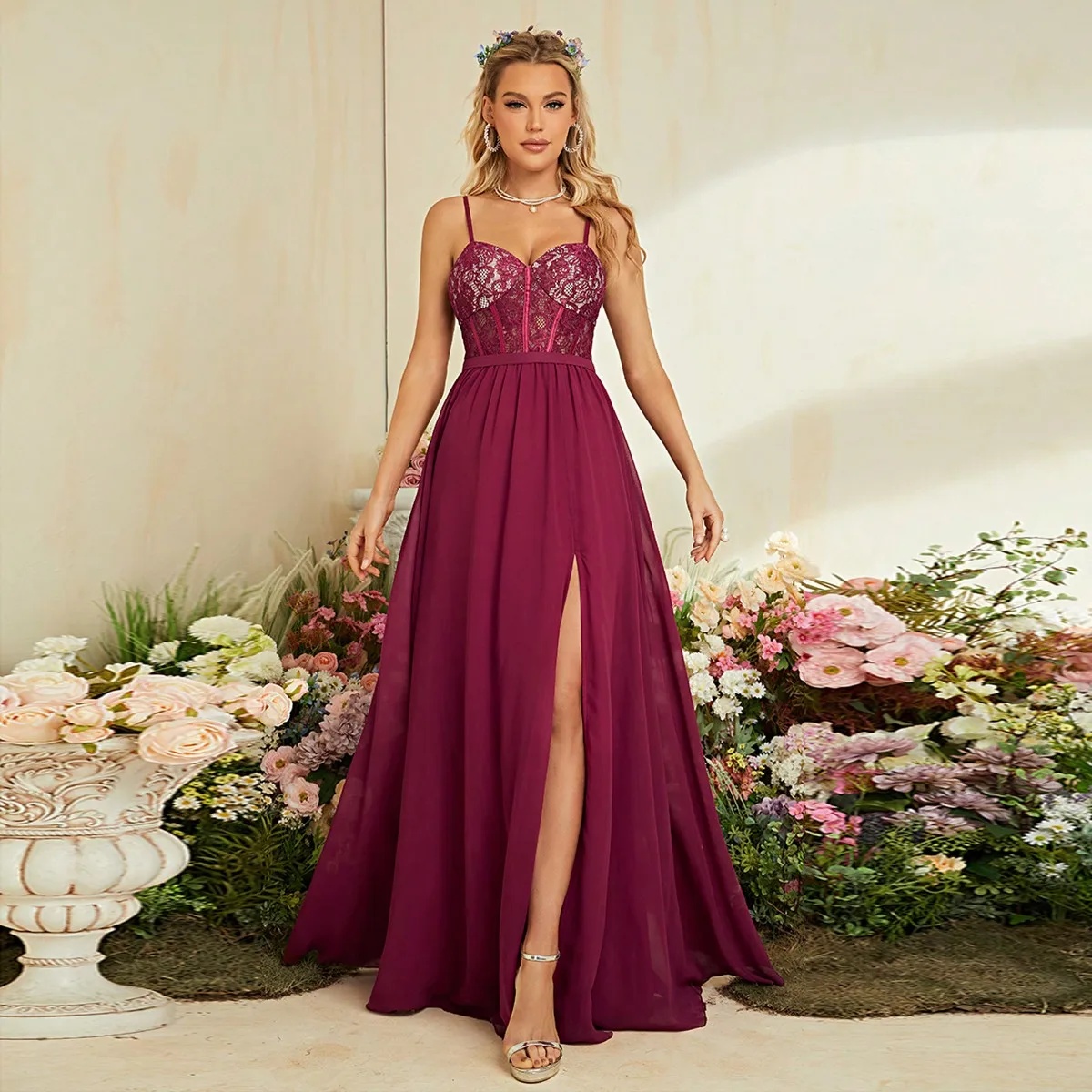 Einfarbiges, langärmliges Aben – Embroidery Online Design Bewertung und Preis