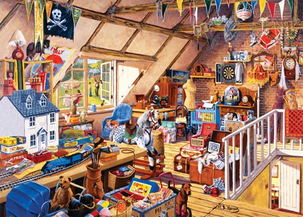 Szenischer Chalet, Dachboden,  – Embroidery Job Bewertung und Preis