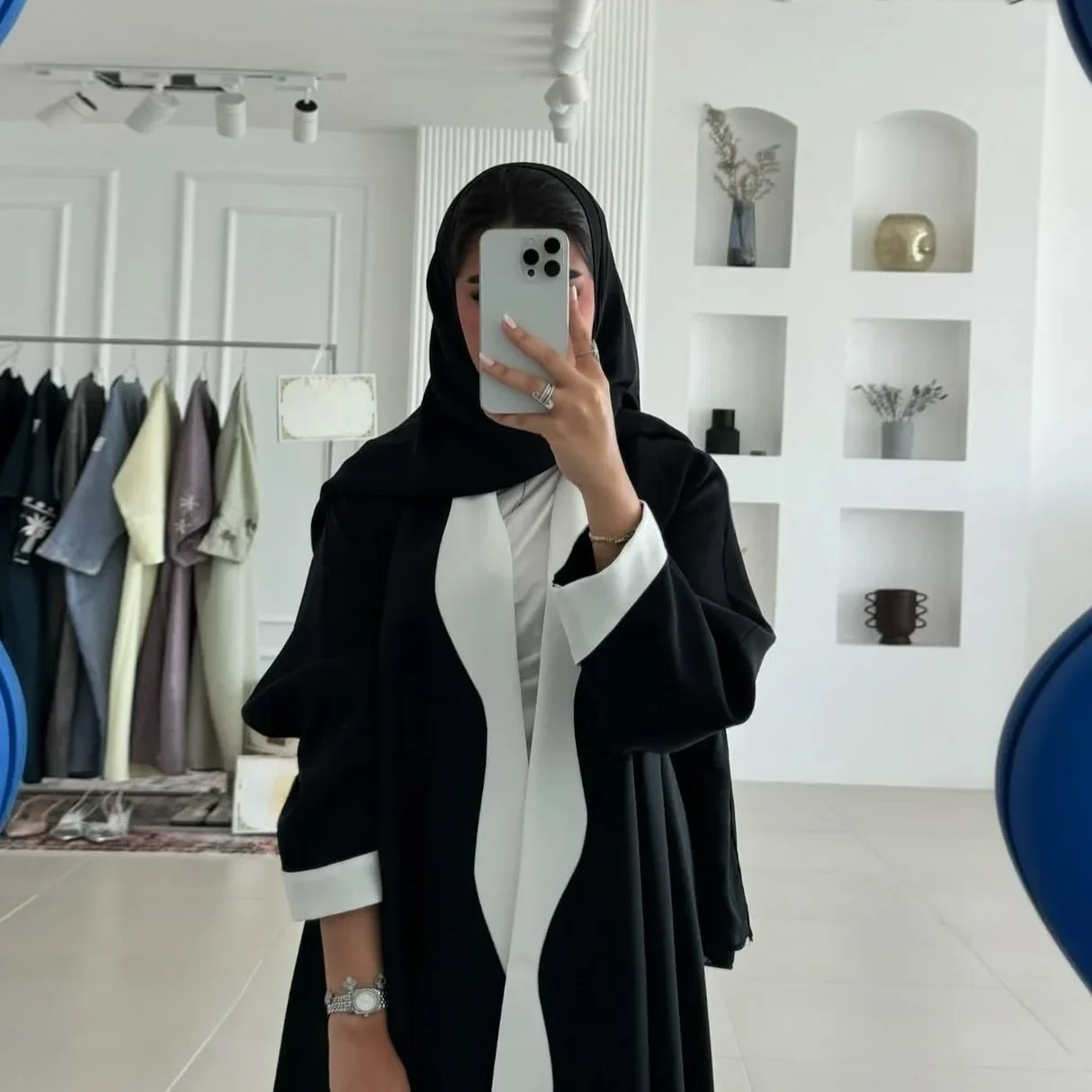 Offener Kimono Abaya Dubai Isl – Embroidery Kebaya Bewertung und Preis