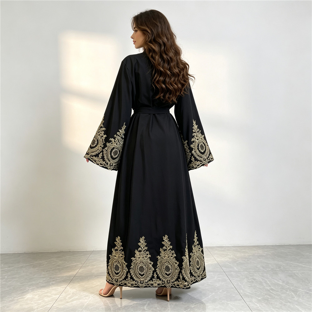 Neue Abaya Dubai Luxus Kimono  – Embroidery Kebaya Bewertung und Preis