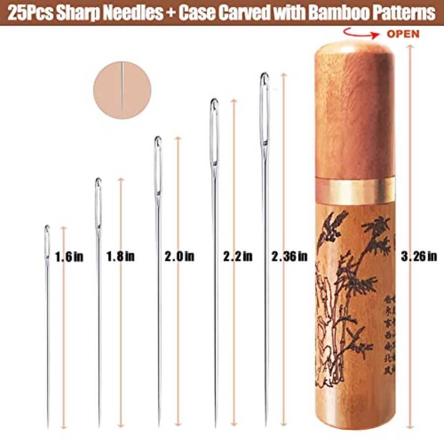 Große Augennadeln, Sticknadeln – Embroidery Needles Bewertung und Preis