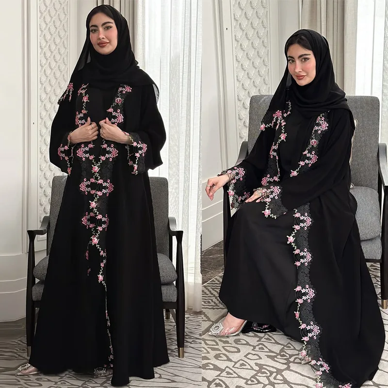Schwarze Bestickte Kimono-Jala – Embroidery Kebaya Bewertung und Preis