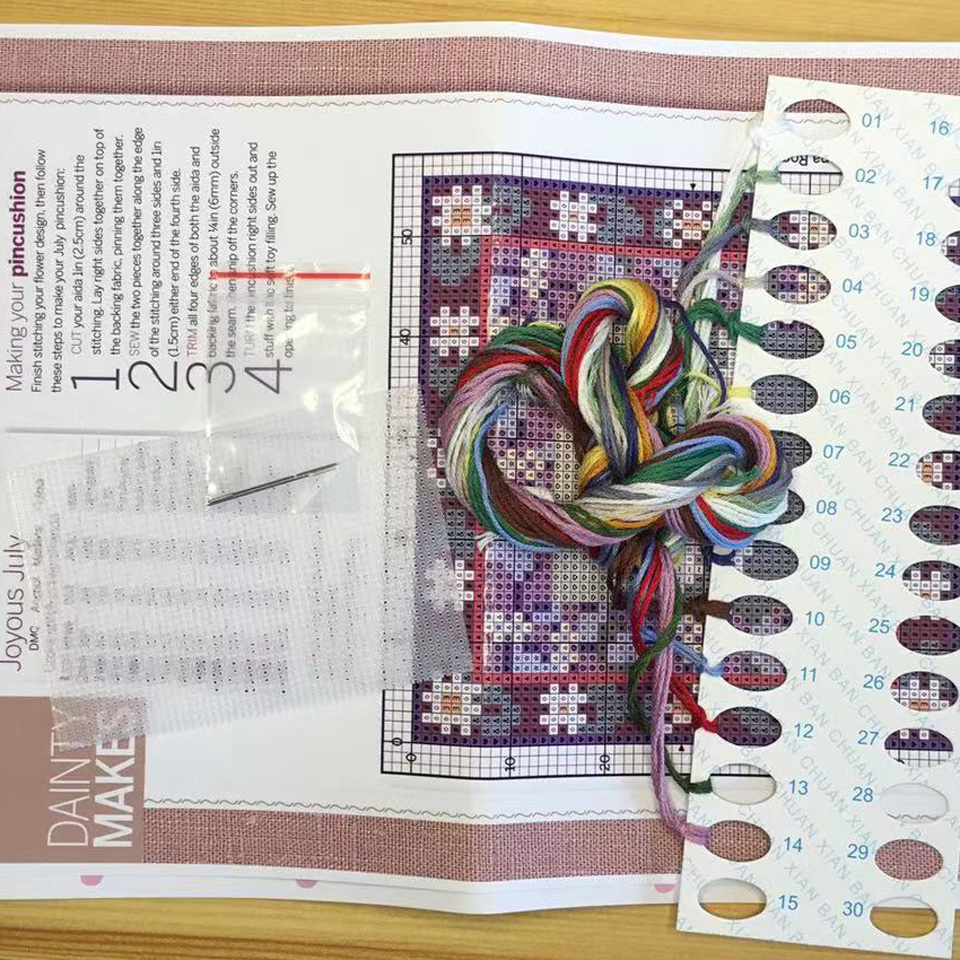 ZC184 Kreuzstich-Sets, Kreuzst – Embroidery Job Bewertung und Preis