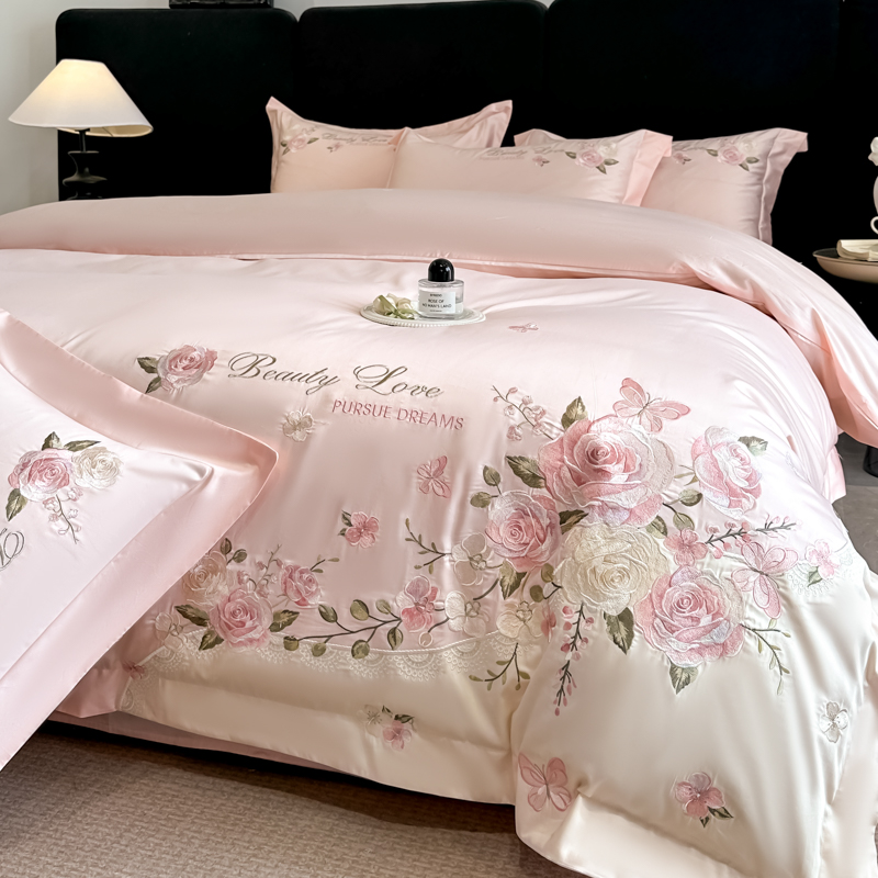 100% Baumwolle Bettwäsche-Set  – Embroidery Quilt Cover Bewertung und Preis