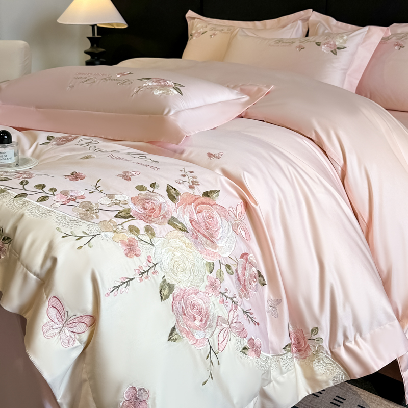 100% Baumwolle Bettwäsche-Set  – Embroidery Quilt Cover Bewertung und Preis