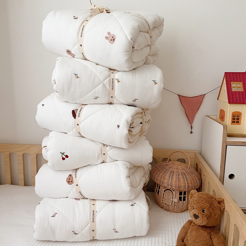 Baby Winterdecke Kinder Baumwo – Embroidery Quilt Cover Bewertung und Preis