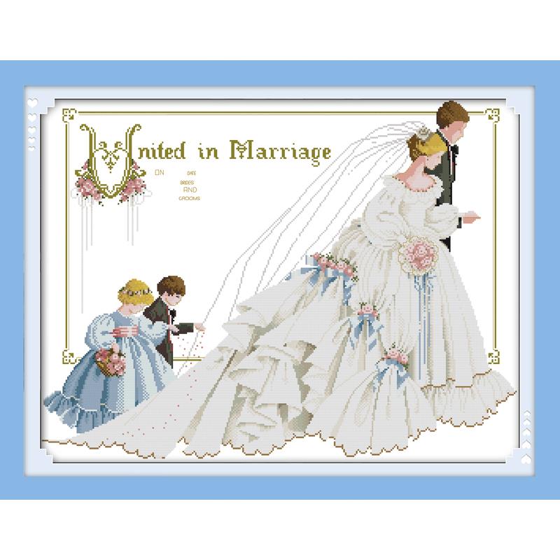 Hochzeit Serie Zählen Kreuz St – Embroidery Job Bewertung und Preis