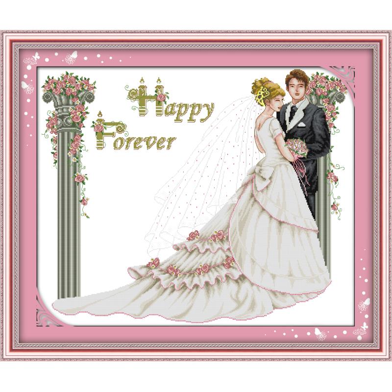 Hochzeit Serie Zählen Kreuz St – Embroidery Job Bewertung und Preis