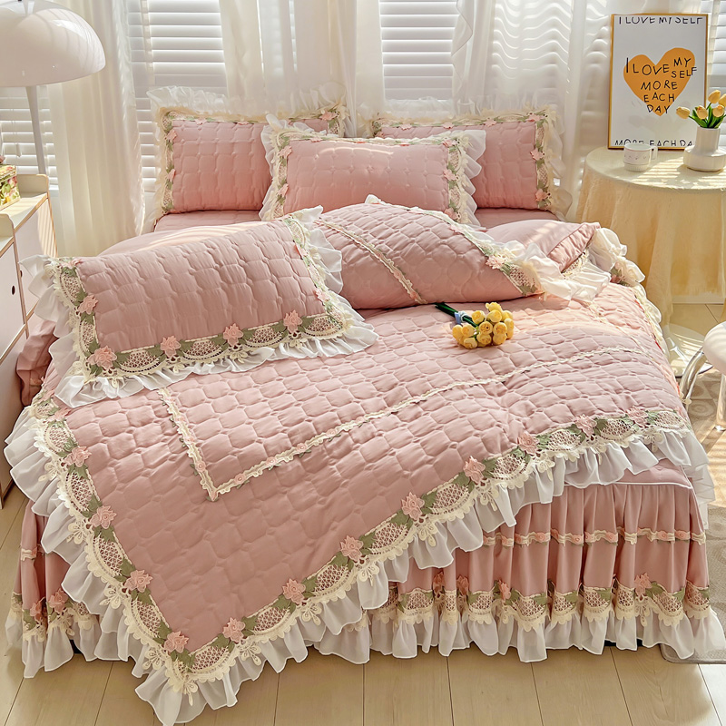 Rosa koreanische Prinzessin St – Embroidery Quilt Cover Bewertung und Preis