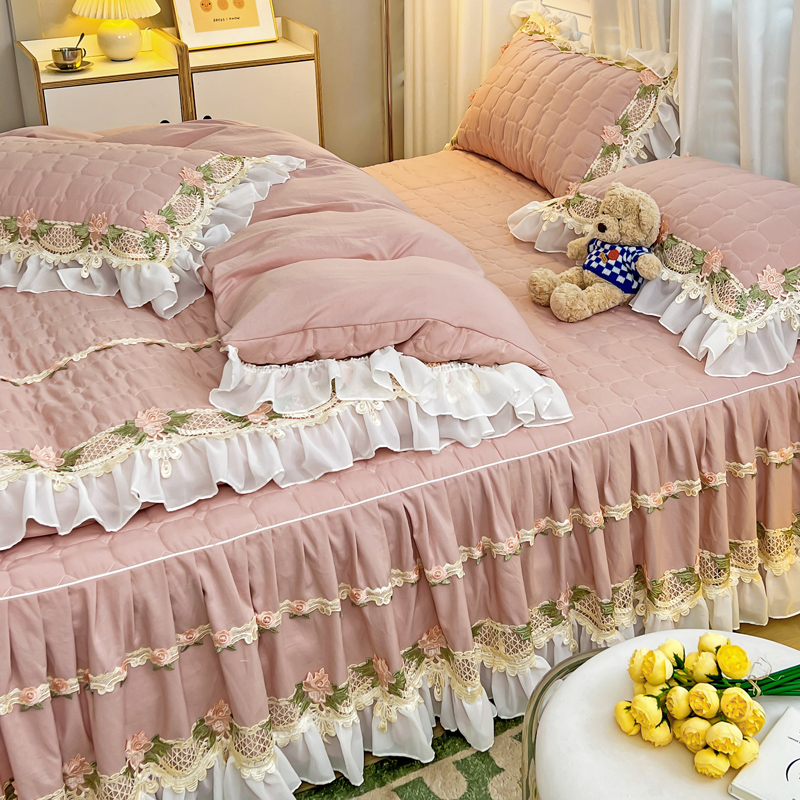 Rosa koreanische Prinzessin St – Embroidery Quilt Cover Bewertung und Preis