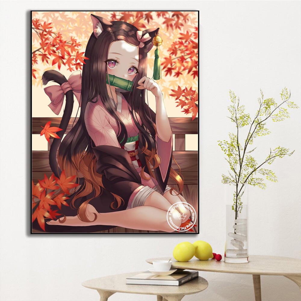 Rahmenloses, DIY Anime Demon S – Embroidery Ideas Bewertung und Preis