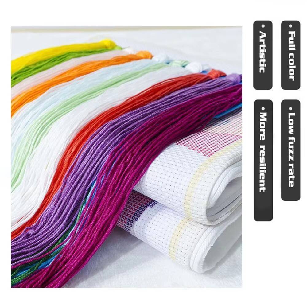 HUACAN Kreuzstich-Sets, Rosen- – Embroidery Job Bewertung und Preis
