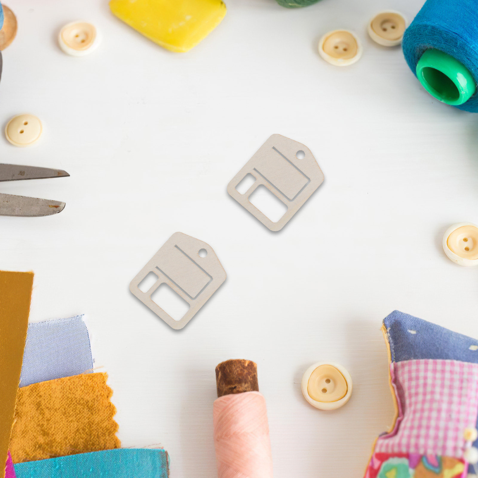 100 Stück Holz-Garnrollen für  – Embroidery Artwork Bewertung und Preis