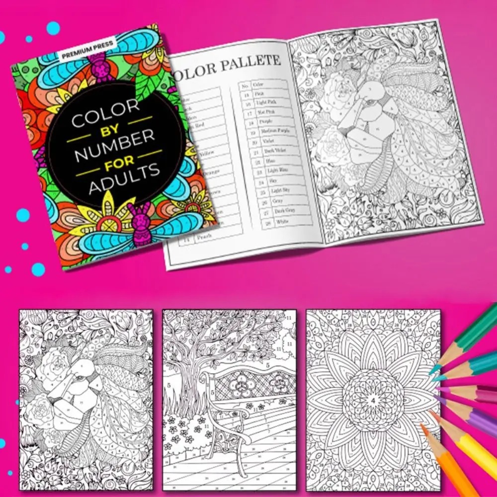 80-seitiges Malbuch zum Ausmal – Embroidery Translate Bewertung und Preis