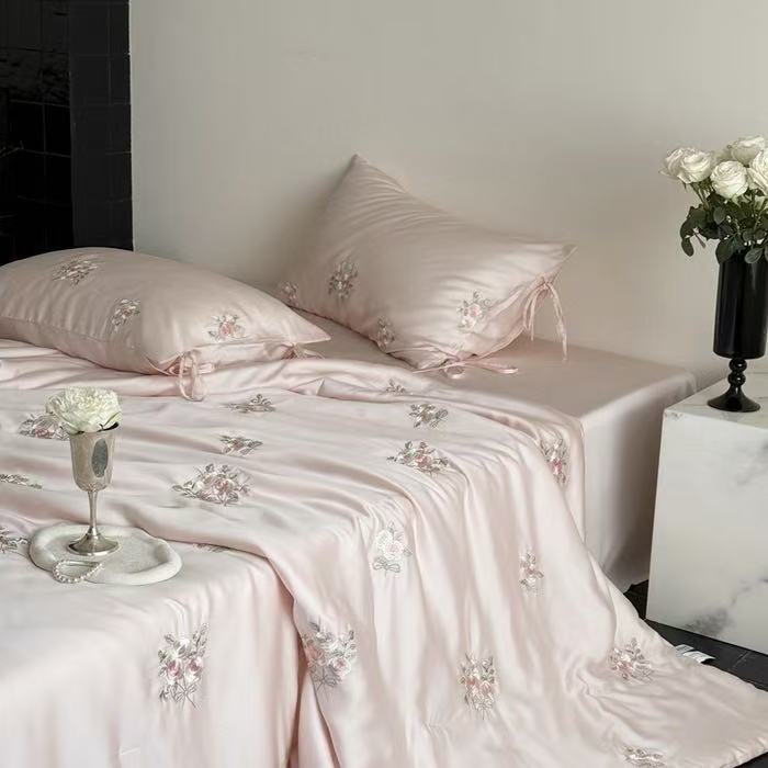 Luxus Frankreich Stil Lyocell  – Embroidery Quilt Cover Bewertung und Preis
