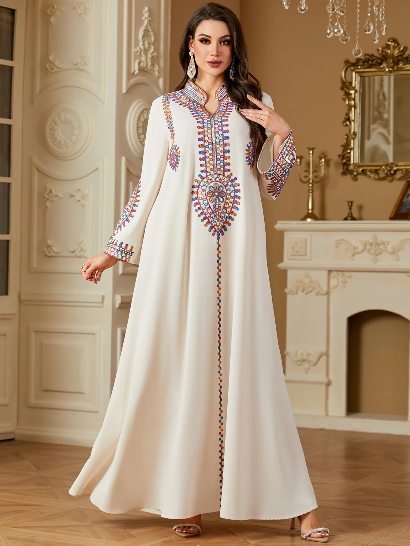 Eid Besticktes Partykleid Dame – Embroidery Kebaya Bewertung und Preis